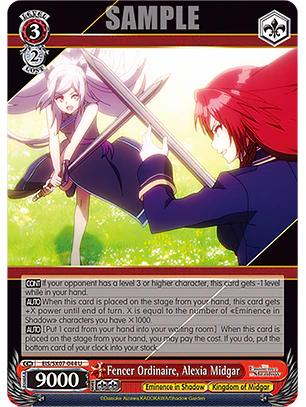 Fencer Ordinaire, Alexia Midgar - EIS/SX07-044 - U