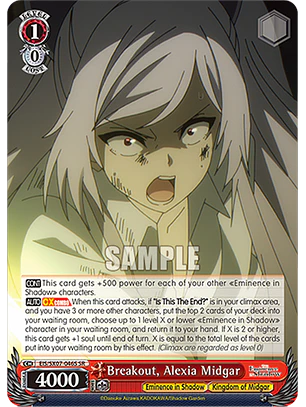 Breakout, Alexia Midgar (SR) - EIS/SX07-046S - SR
