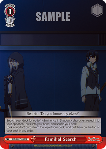 Familial Search - EIS/SX07-056 - U 1