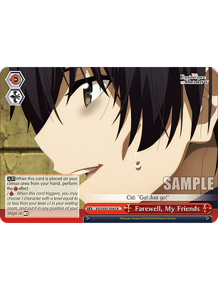 Farewell, My Friends - EIS/SX07-058 - CR