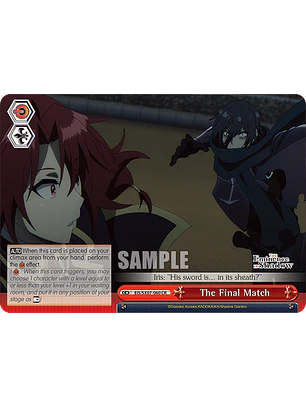 The Final Match (RRR) - EIS/SX07-060R - RRR