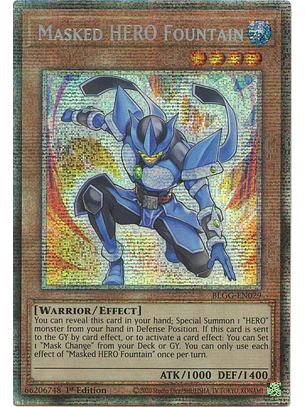 Masked HERO Fountain - BLGG-EN029 - Starlight Rare