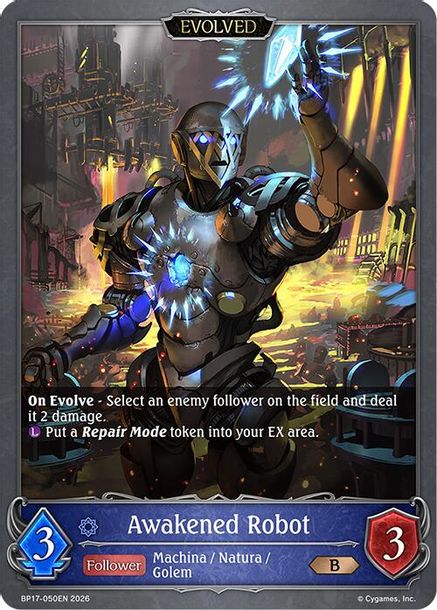 Awakened Robot (Evolved) - BP17-050EN - Bronze 1