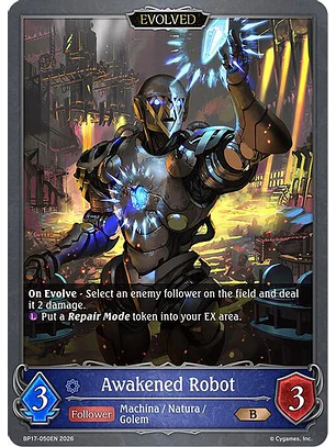 Awakened Robot (Evolved) - BP17-050EN - Bronze