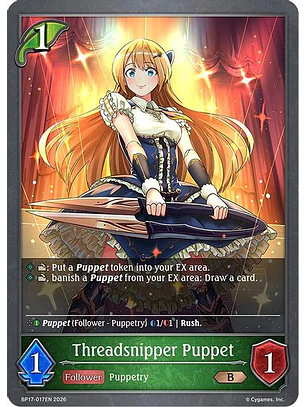 Threadsnipper Puppet - BP17-017EN - Bronze