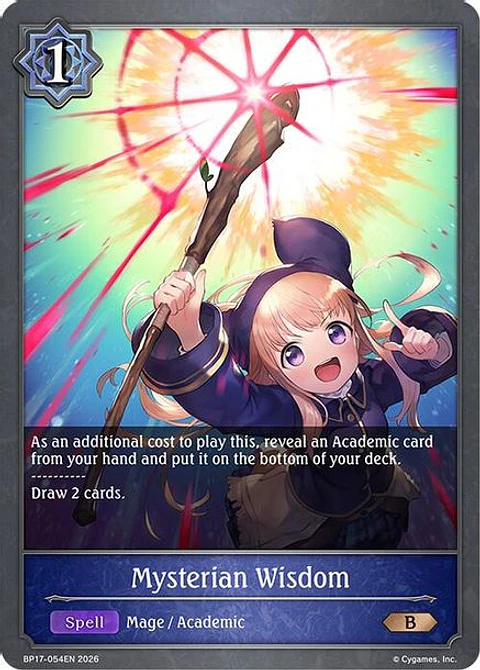 Mysterian Wisdom - BP17-054EN - Bronze