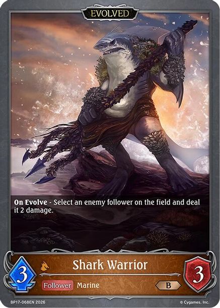Shark Warrior (Evolved) - BP17-068EN - Bronze 1