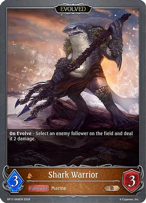 Shark Warrior (Evolved) - BP17-068EN - Bronze