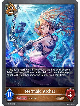 Mermaid Archer - BP17-071EN - Bronze