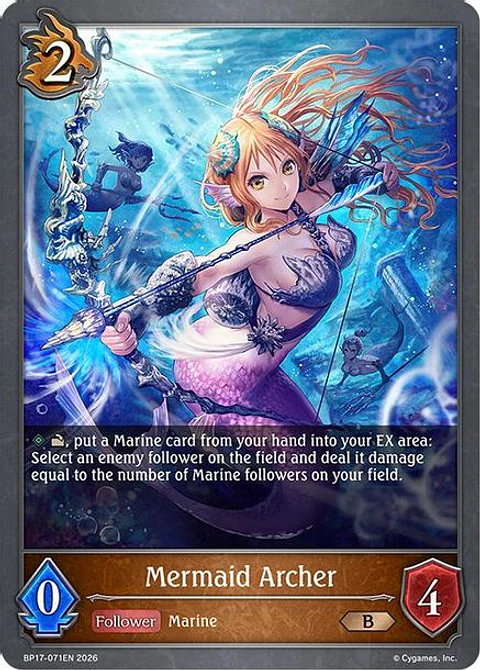 Mermaid Archer - BP17-071EN - Bronze
