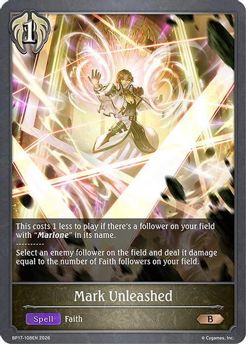 Mark Unleashed - BP17-108EN - Bronze