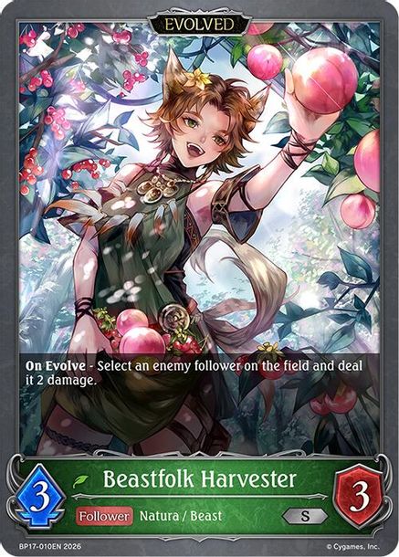 Beastfolk Harvester (Evolved) - BP17-010EN - Silver 1