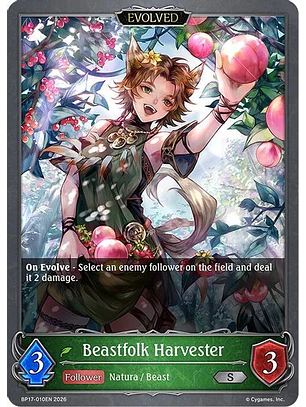 Beastfolk Harvester (Evolved) - BP17-010EN - Silver