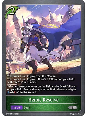 Heroic Resolve - BP17-011EN - Silver