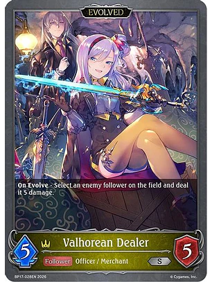 Valhorean Dealer (Evolved) - BP17-028EN - Silver