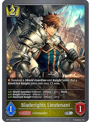 Bladerights Lieutenant - BP17-029EN - Silver