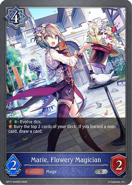 Marie, Flowery Magician - BP17-045EN - Silver 1