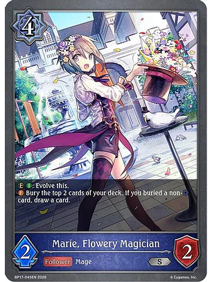 Marie, Flowery Magician - BP17-045EN - Silver
