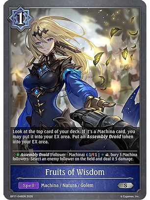 Fruits of Wisdom - BP17-048EN - Silver