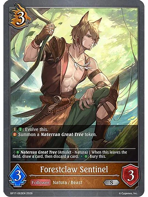 Forestclaw Sentinel - BP17-063EN - Silver