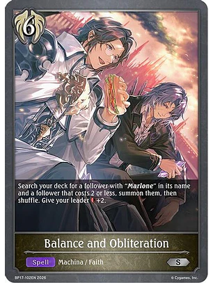 Balance and Obliteration - BP17-102EN - Silver