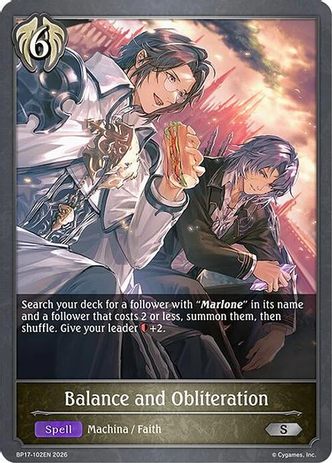 Balance and Obliteration - BP17-102EN - Silver
