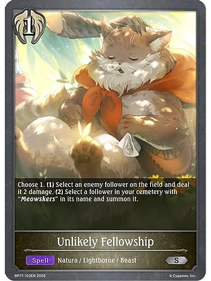 Unlikely Fellowship - BP17-103EN - Silver