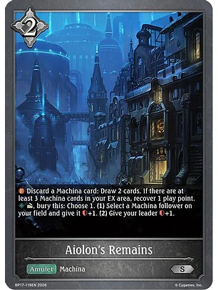 Aiolon's Remains - BP17-119EN - Silver