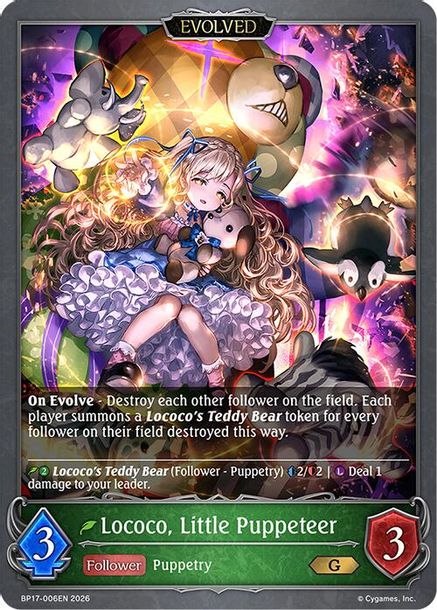 Lococo, Little Puppeteer (Evolved) - BP17-006EN - Gold 1