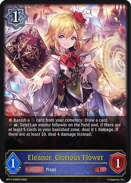 Eleanor, Glorious Flower - BP17-039EN - Legendary 1