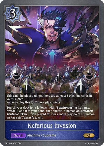 Nefarious Invasion - BP17-044EN - Gold 1