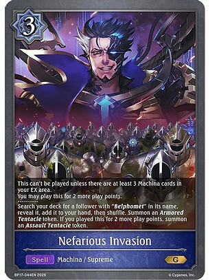 Nefarious Invasion - BP17-044EN - Gold