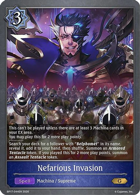 Nefarious Invasion - BP17-044EN - Gold