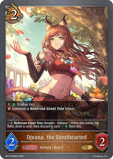 Djeana, the Stouthearted - BP17-059EN - Gold