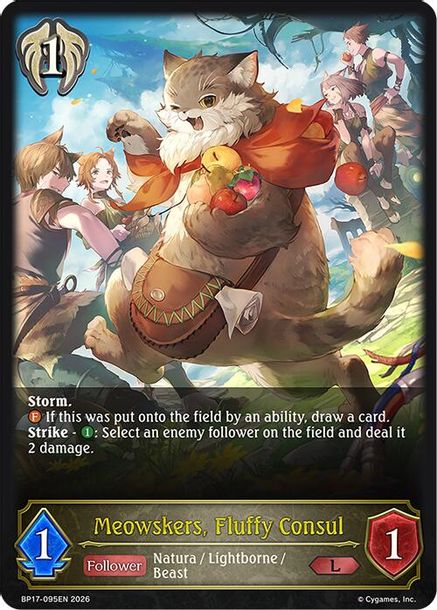Meowskers, Fluffy Consul - BP17-095EN - Legendary 1
