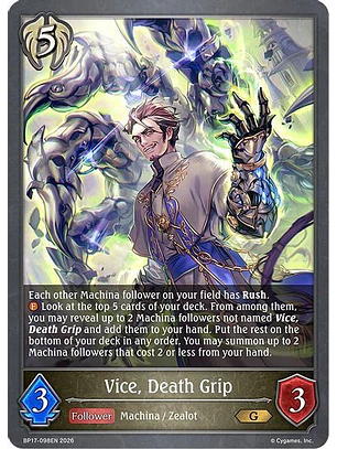Vice, Death Grip - BP17-098EN - Gold