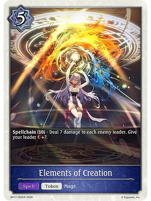 Elements of Creation - BP17-T05EN - Spell Token