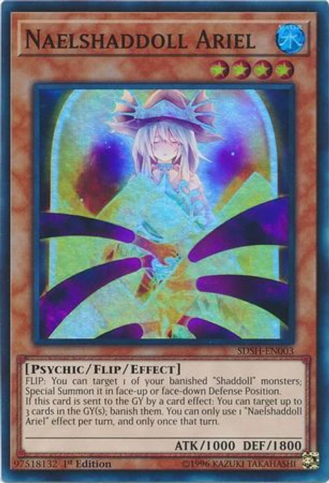 Naelshaddoll Ariel - SDSH-EN003 - Super Rare 