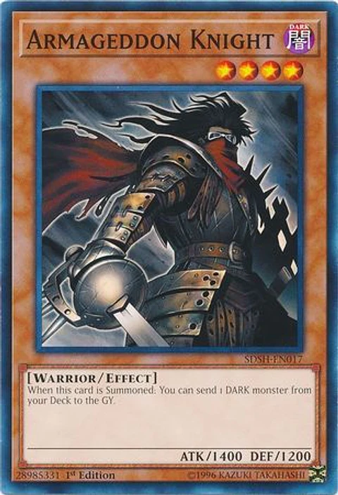 Armageddon Knight - SDSH-EN017 - Common