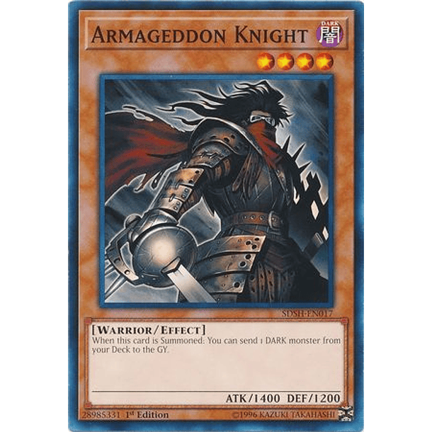 Armageddon Knight - SDSH-EN017 - Common