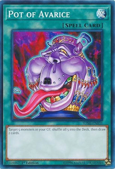 Pot of Avarice - SDSH-EN031 - Common