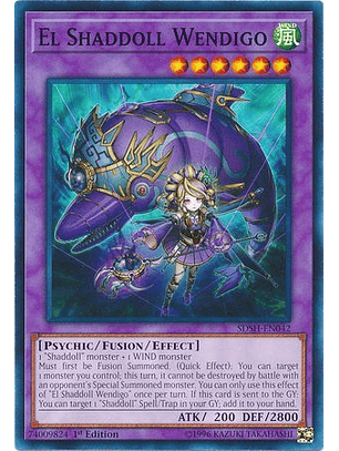 El Shaddoll Wendigo - SDSH-EN042 - Common