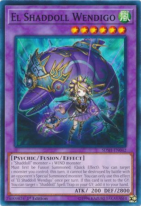 El Shaddoll Wendigo - SDSH-EN042 - Common