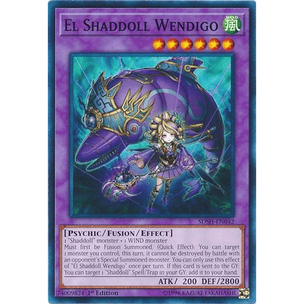 El Shaddoll Wendigo - SDSH-EN042 - Common