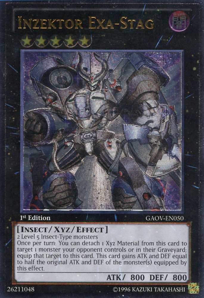 Inzektor Exa-Stag - GAOV-EN050 - Ultimate Rare (1st Edition) 1