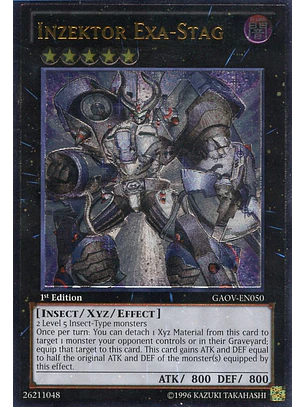 Inzektor Exa-Stag - GAOV-EN050 - Ultimate Rare 1st Edition