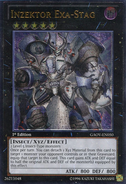 Inzektor Exa-Stag - GAOV-EN050 - Ultimate Rare 