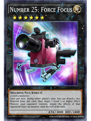 Number 25: Force Focus - GAOV-EN045 - Ultimate Rare 1st Edition