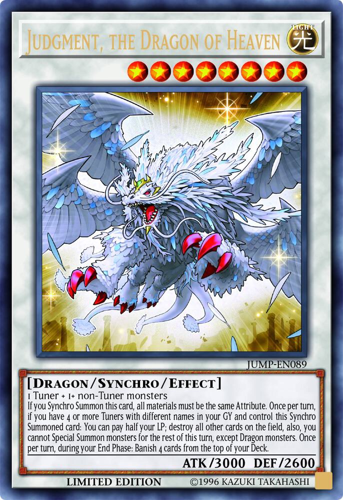 Judgment, the Dragon of Heaven - JUMP-EN089 - Ultra Rare 1