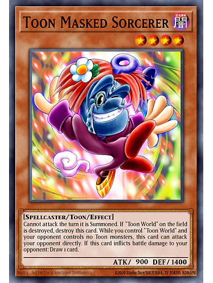Toon Masked Sorcerer - AP08-EN006 - Super Rare
